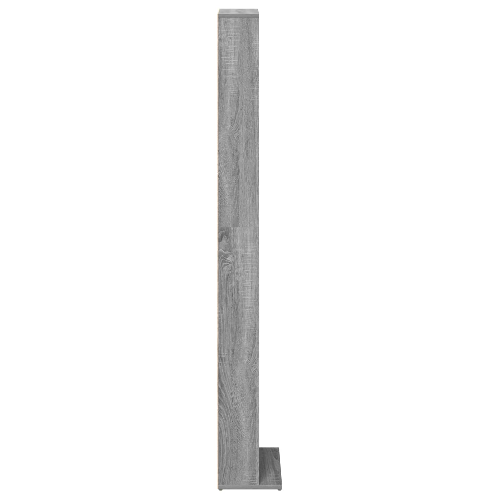 Ντουλάπα CD Γκρι Sonoma 33 x 23,5 x 175 εκ. Επεξεργασμένο Ξύλο - Pakobazaar