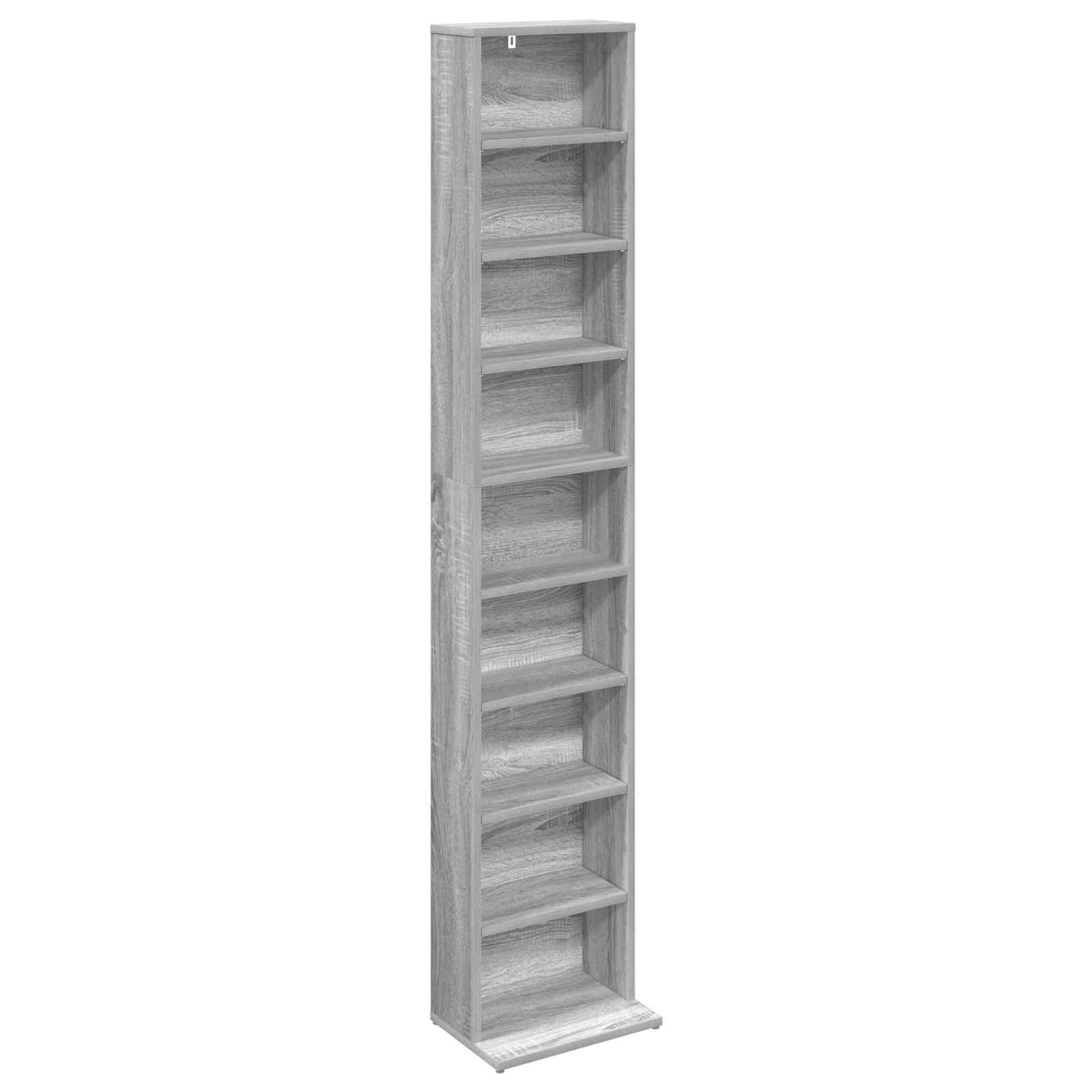 Ντουλάπα CD 2 τμχ. Γκρι Sonoma 33 x 23,5 x 175 εκ.