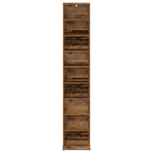 Ντουλάπα CD Παλαιωμένο ξύλο 33 x 23,5 x 175 εκ. - Pakobazaar