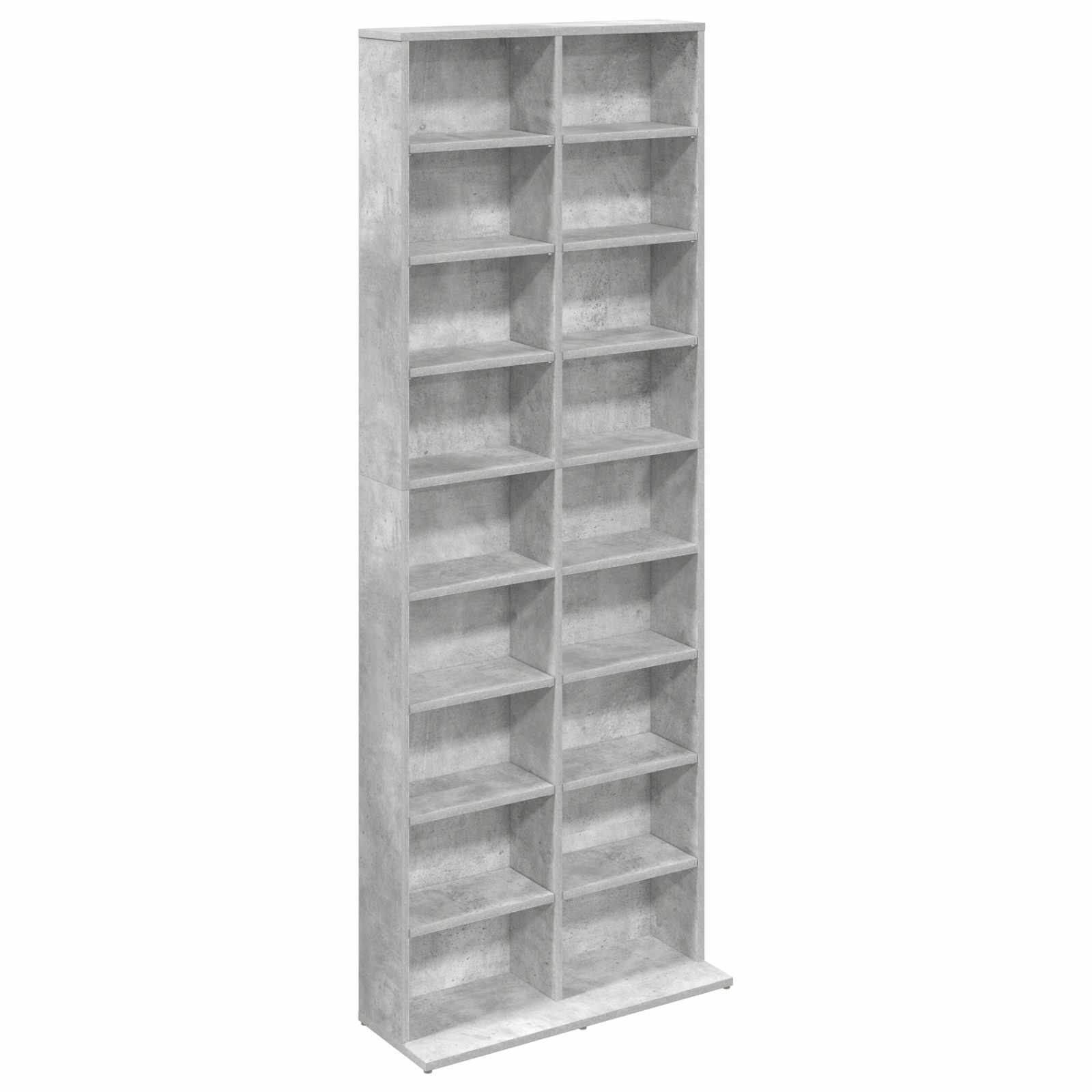 Ντουλάπα CD Γκρι Σκυροδέματος 65 x 23,5 x 175 εκ.