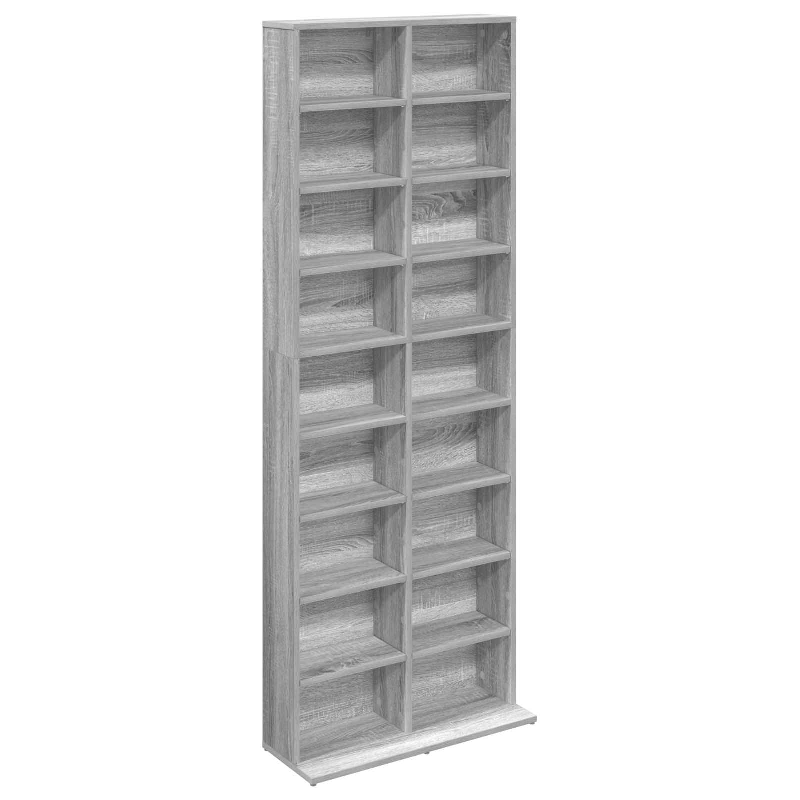 Ντουλάπα CD Γκρι Sonoma 65 x 23,5 x 175 εκ. Επεξεργασμένο Ξύλο