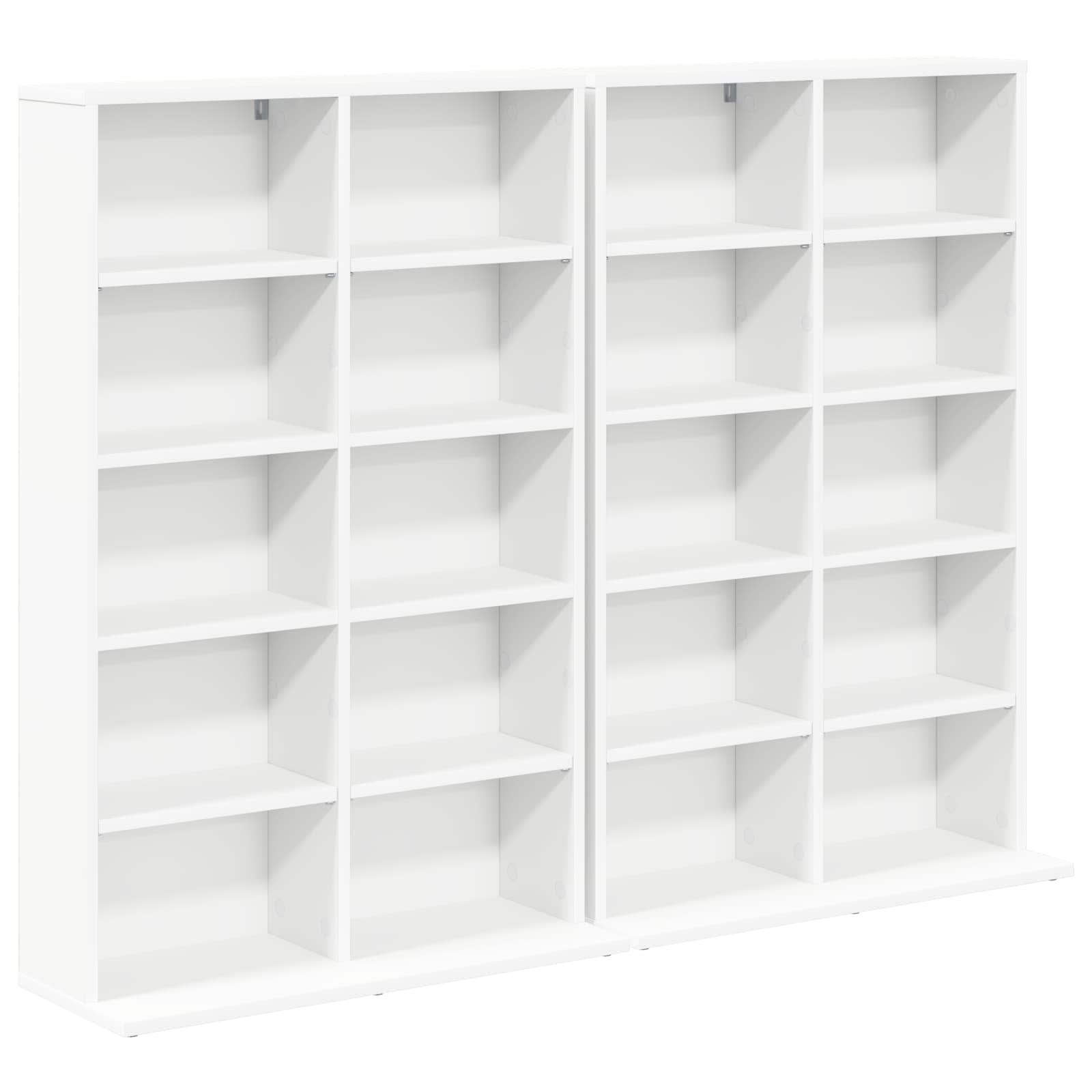 Ντουλάπα CD 2 τμχ. Λευκό 65 x 23,5 x 97,5 εκ. - Pakobazaar