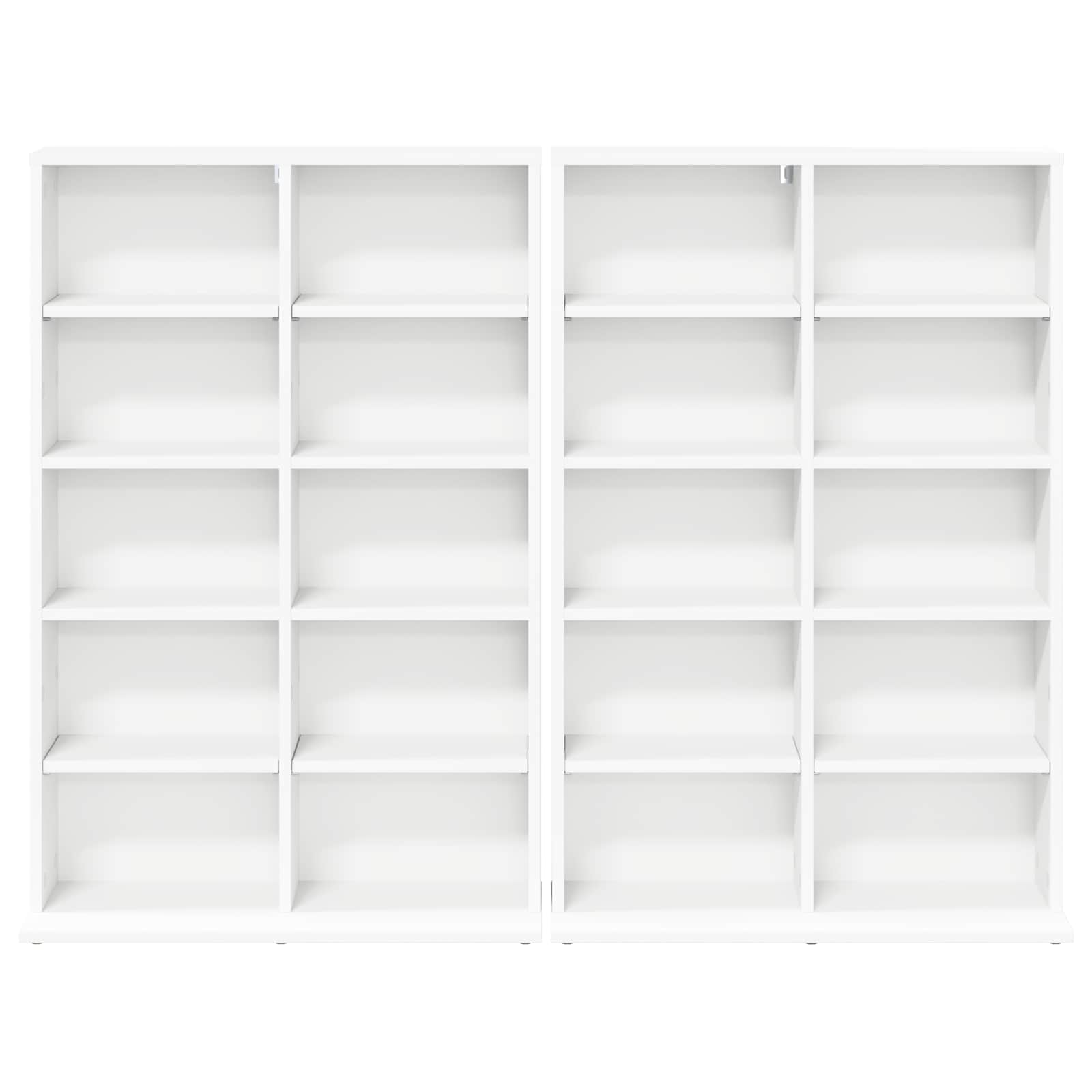 Ντουλάπα CD 2 τμχ. Λευκό 65 x 23,5 x 97,5 εκ. - Pakobazaar