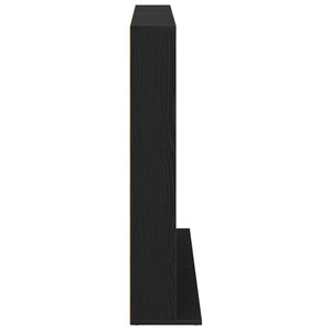Ντουλάπα CD 2 τμχ. Μαύρη Δρυς 65 x 23,5 x 97,5 εκ. - Pakobazaar