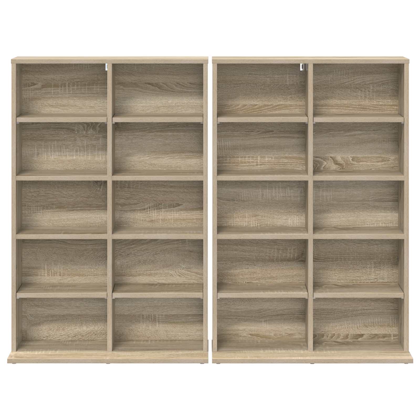 Ντουλάπα CD 2 τμχ. Sonoma Δρυς 65 x 23,5 x 97,5 εκ.