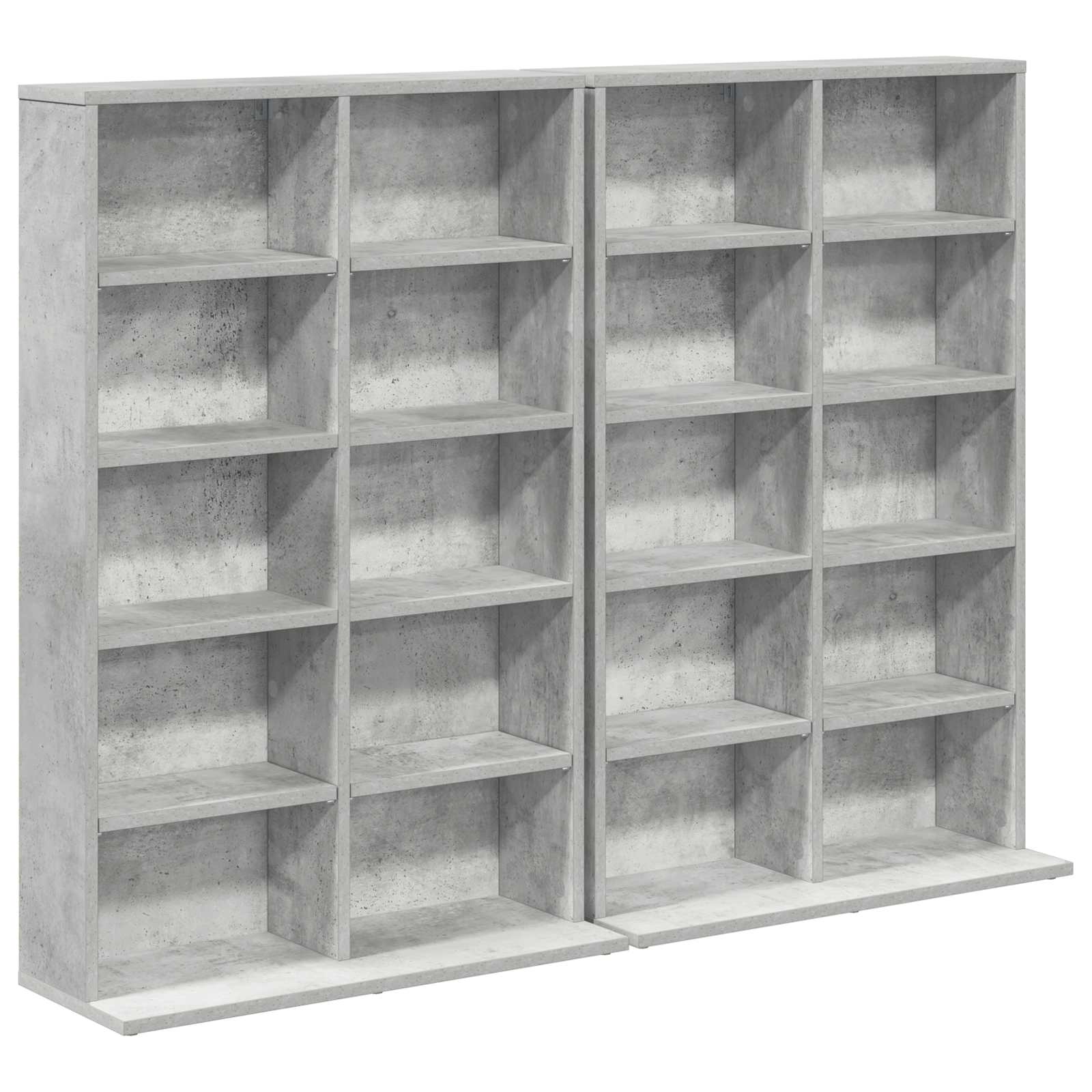 Ντουλάπα CD 2 τμχ. Γκρι Σκυροδέματος 65 x 23,5 x 97,5 εκ.