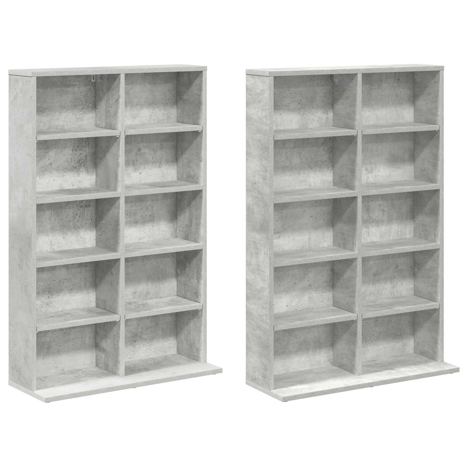 Ντουλάπα CD 2 τμχ. Γκρι Σκυροδέματος 65 x 23,5 x 97,5 εκ.
