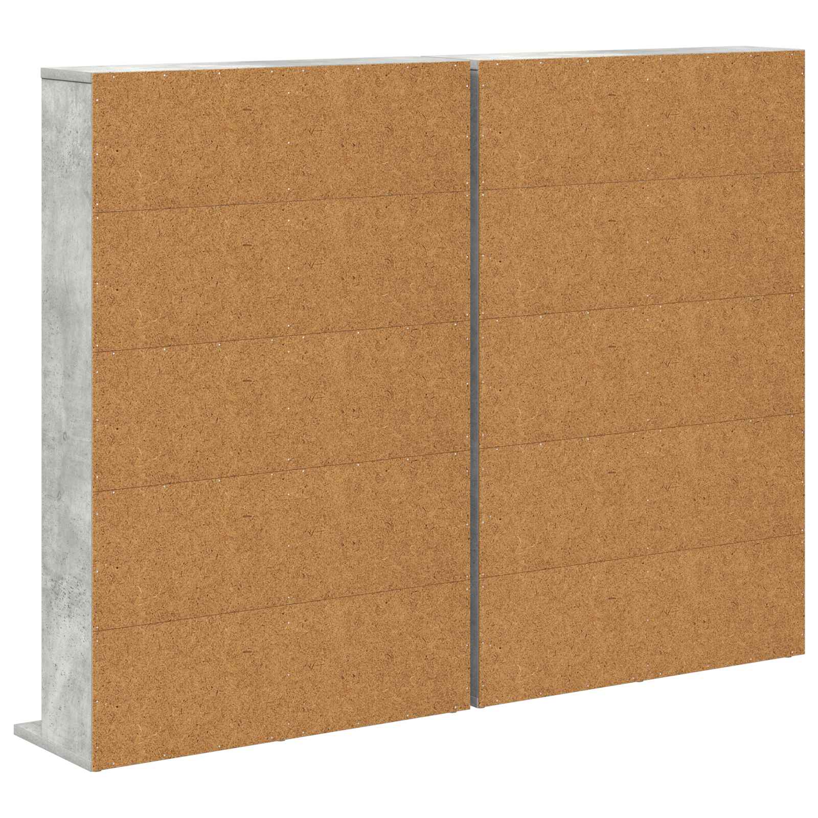 Ντουλάπα CD 2 τμχ. Γκρι Σκυροδέματος 65 x 23,5 x 97,5 εκ.