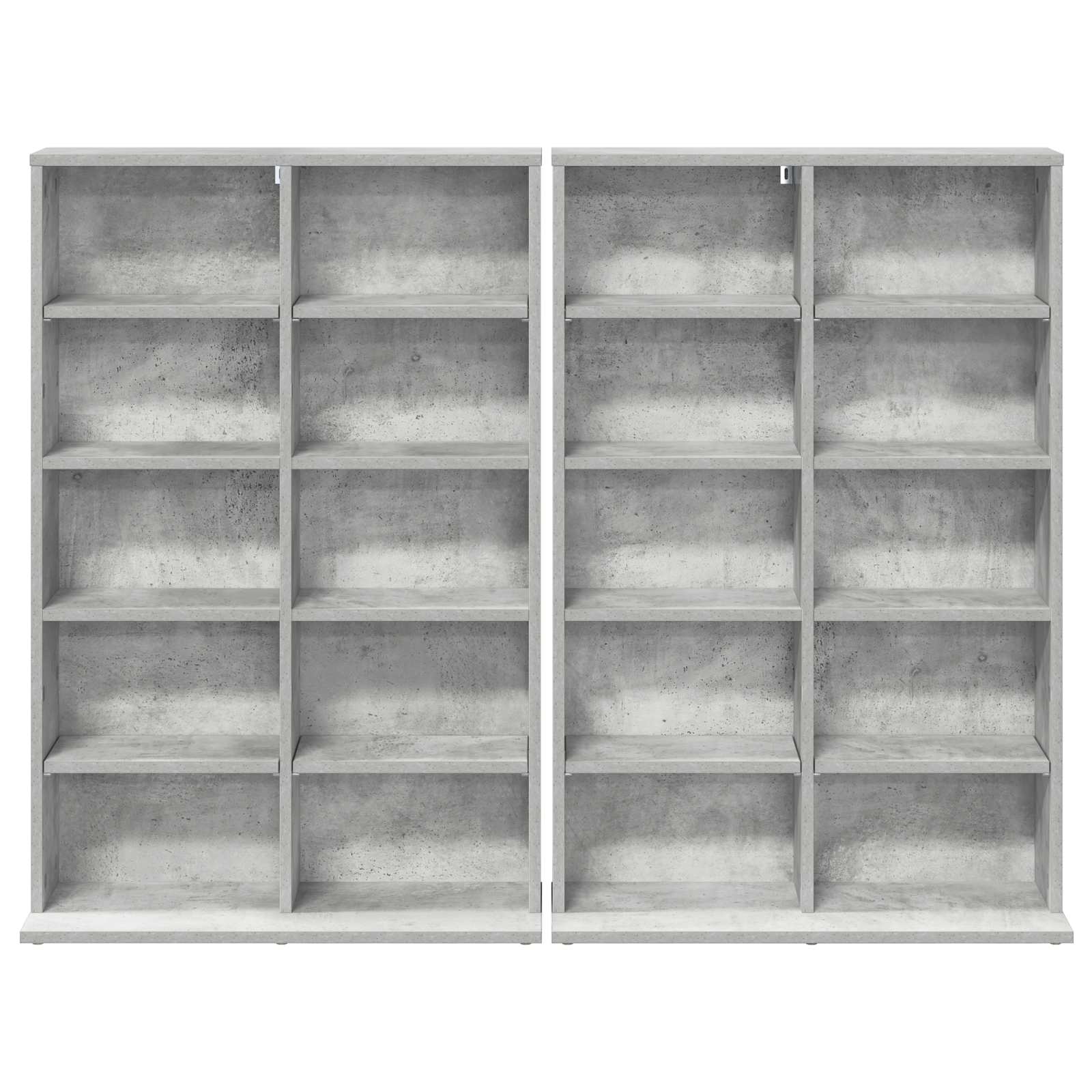 Ντουλάπα CD 2 τμχ. Γκρι Σκυροδέματος 65 x 23,5 x 97,5 εκ.