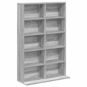 Ντουλάπα CD 2 τμχ. Γκρι Sonoma 65 x 23,5 x 97,5 εκ.
