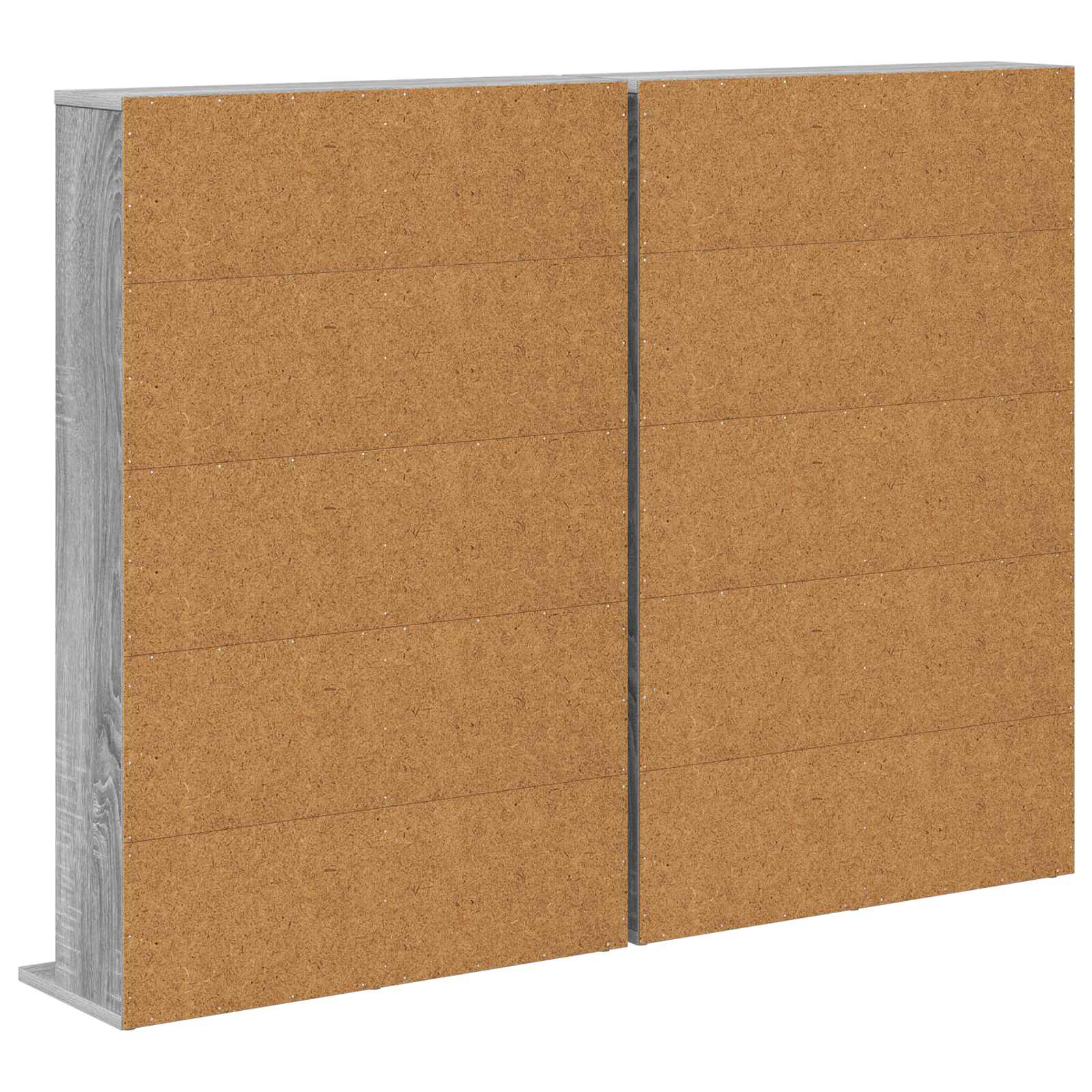 Ντουλάπα CD 2 τμχ. Γκρι Sonoma 65 x 23,5 x 97,5 εκ.