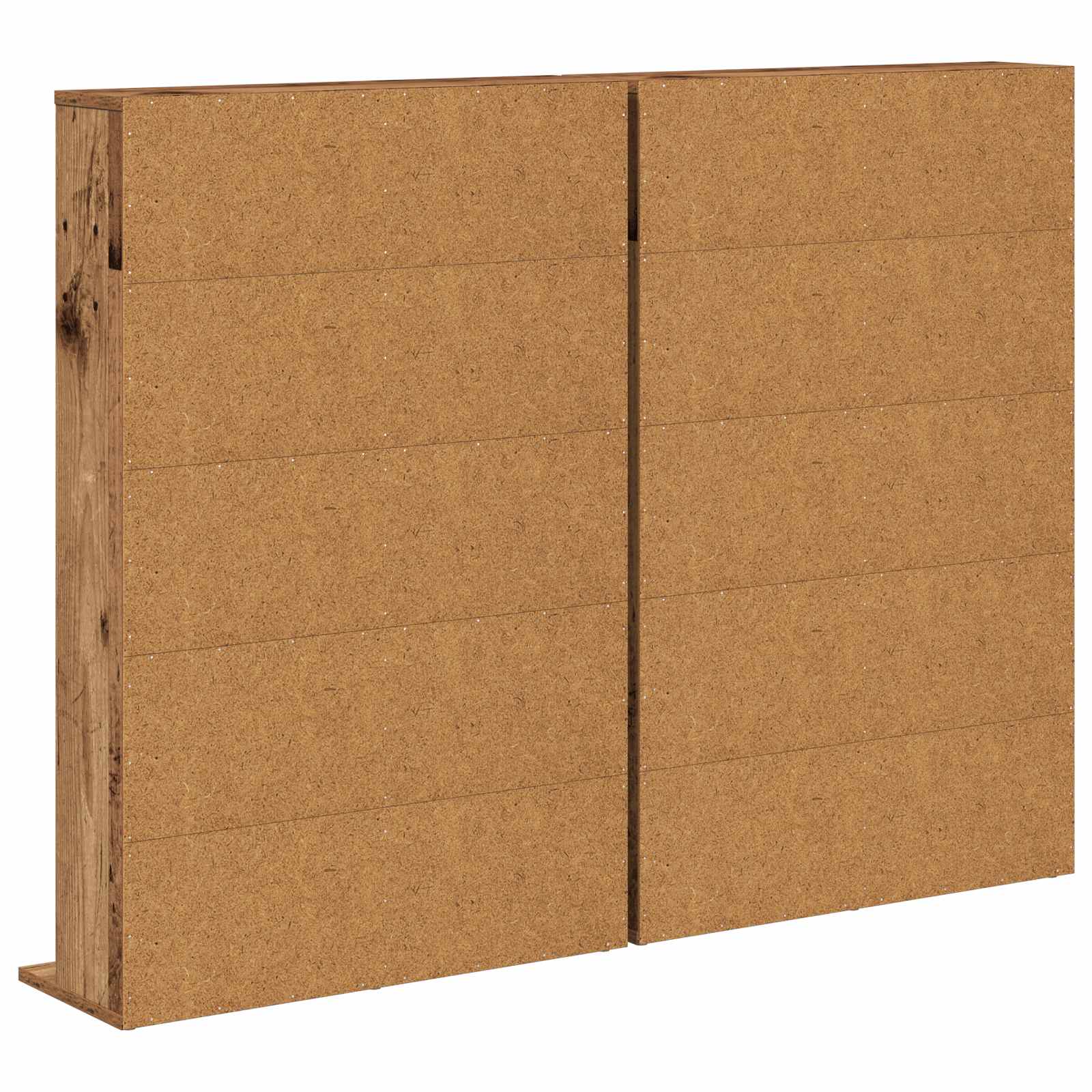 Ντουλάπα CD 2 τμχ. Παλαιωμένο ξύλο 65 x 23,5 x 97,5 εκ.