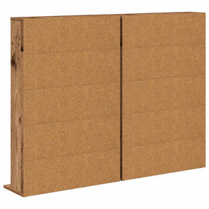 Ντουλάπα CD 2 τμχ. Παλαιωμένο ξύλο 65 x 23,5 x 97,5 εκ.