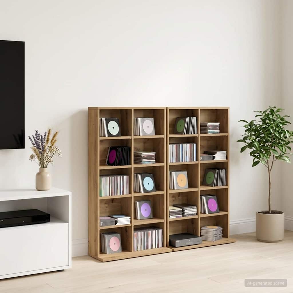 Ντουλάπα CD 2 τμχ. Artisan Δρυς 65 x 23,5 x 97,5 εκ.