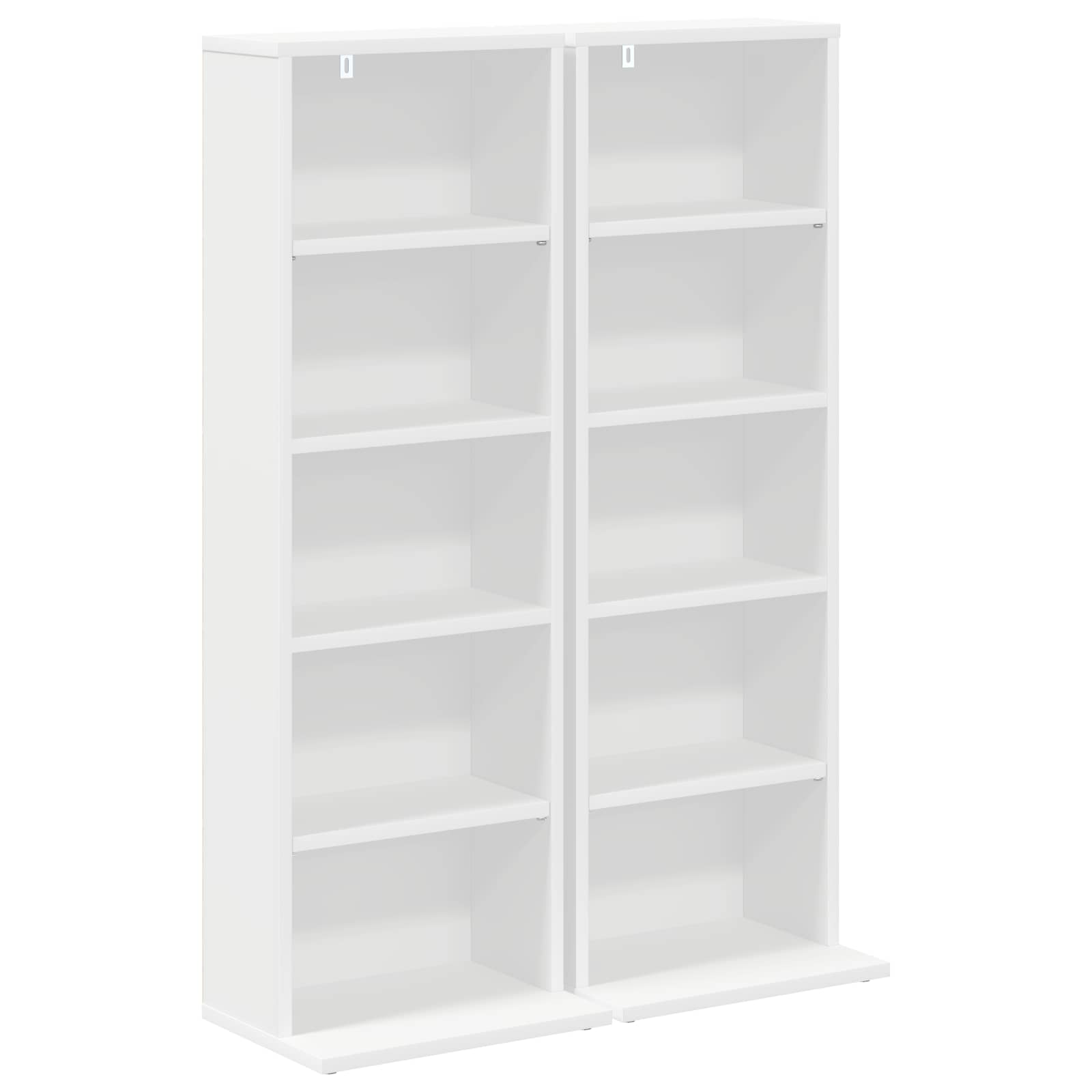 Ντουλάπα CD 2 τμχ. Λευκό 33 x 23,5 x 97,5 εκ. - Pakobazaar