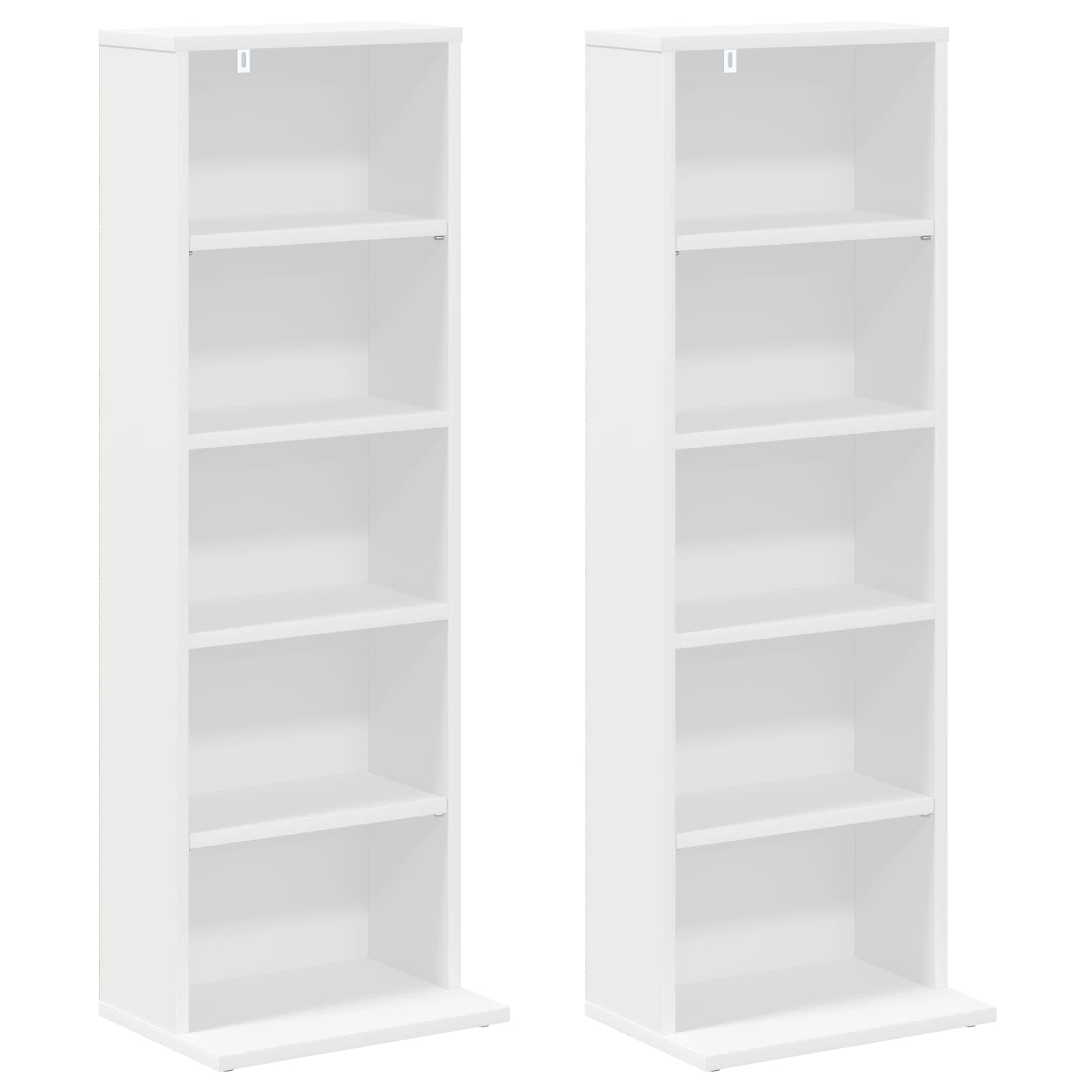 Ντουλάπα CD 2 τμχ. Λευκό 33 x 23,5 x 97,5 εκ. - Pakobazaar