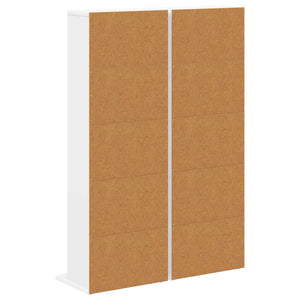Ντουλάπα CD 2 τμχ. Λευκό 33 x 23,5 x 97,5 εκ. - Pakobazaar