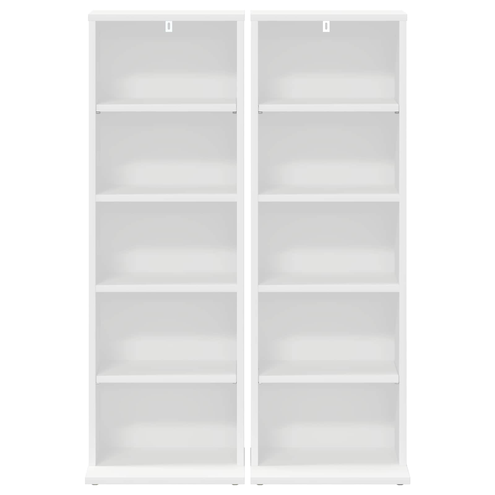 Ντουλάπα CD 2 τμχ. Λευκό 33 x 23,5 x 97,5 εκ. - Pakobazaar