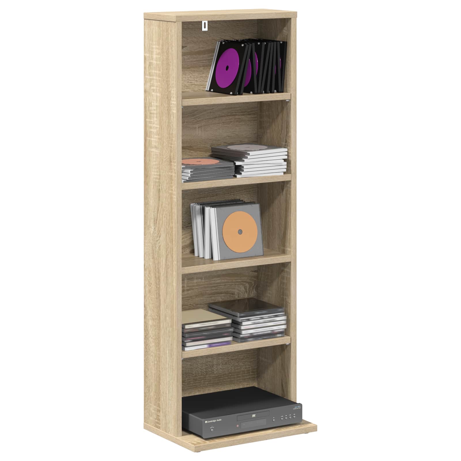 Ντουλάπα CD Sonoma Δρυς 33 x 23,5 x 97,5 εκ. Επεξεργασμένο Ξύλο - Pakobazaar