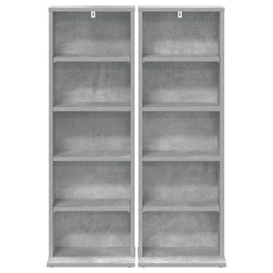 Ντουλάπα CD 2 τμχ. Γκρι Σκυροδέματος 33 x 23,5 x 97,5 εκ.