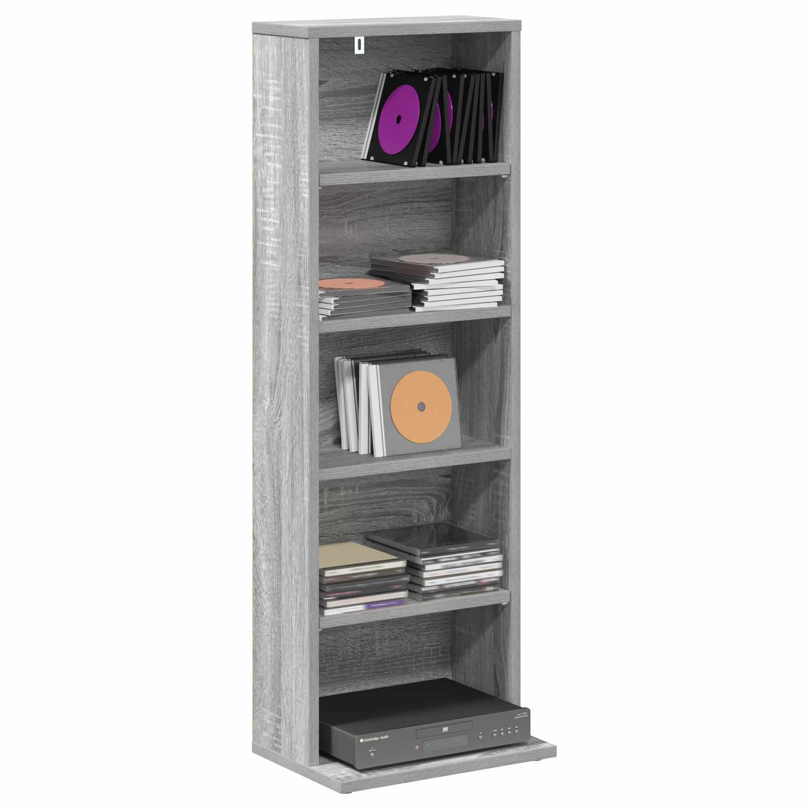Ντουλάπα CD Γκρι Sonoma 33 x 23,5 x 97,5 εκ. Επεξεργασμένο Ξύλο