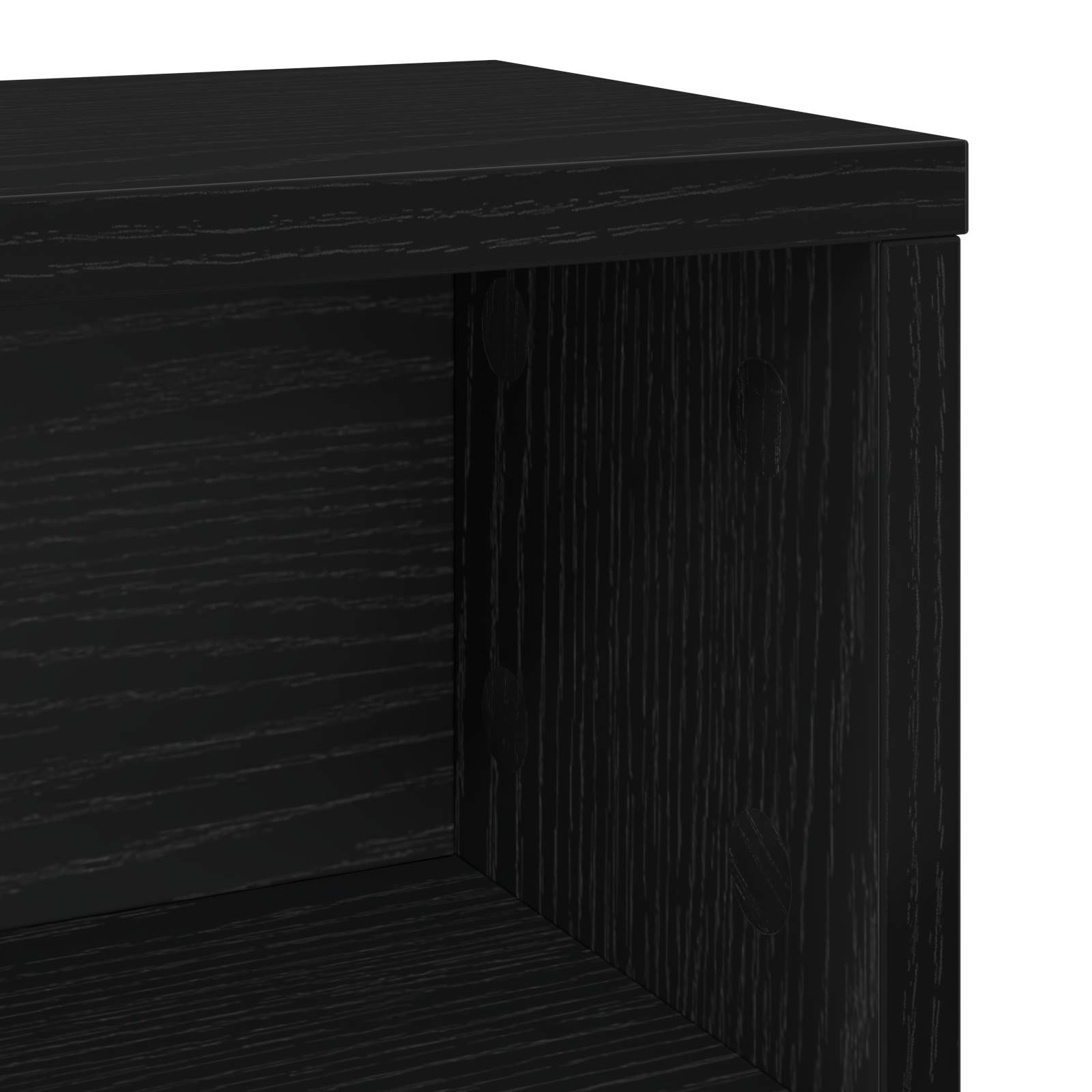 Ράφι Αποθήκευσης CDs Μαύρη Δρυς 40 x 17 x 17 εκ. - Pakobazaar