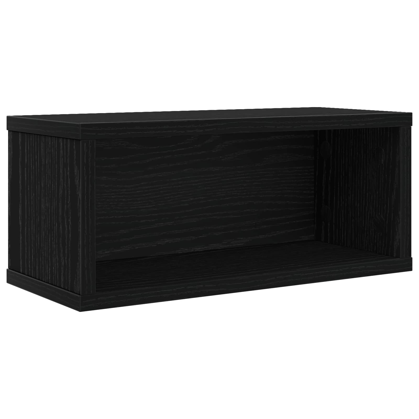 Ράφι Αποθήκευσης CDs Μαύρη Δρυς 40 x 17 x 17 εκ. - Pakobazaar