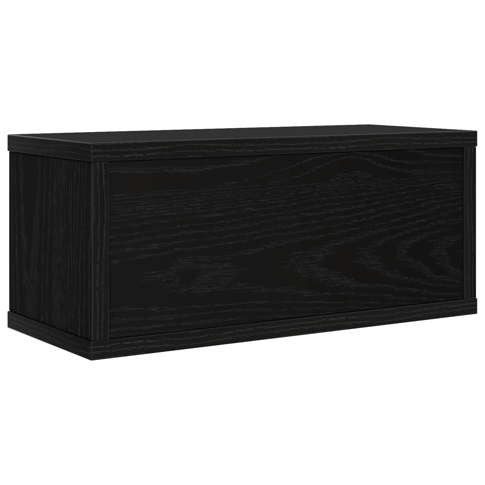 Ράφι Αποθήκευσης CDs 2 τμχ. Μαύρη Δρυς 40 x 17 x 17 εκ. - Pakobazaar
