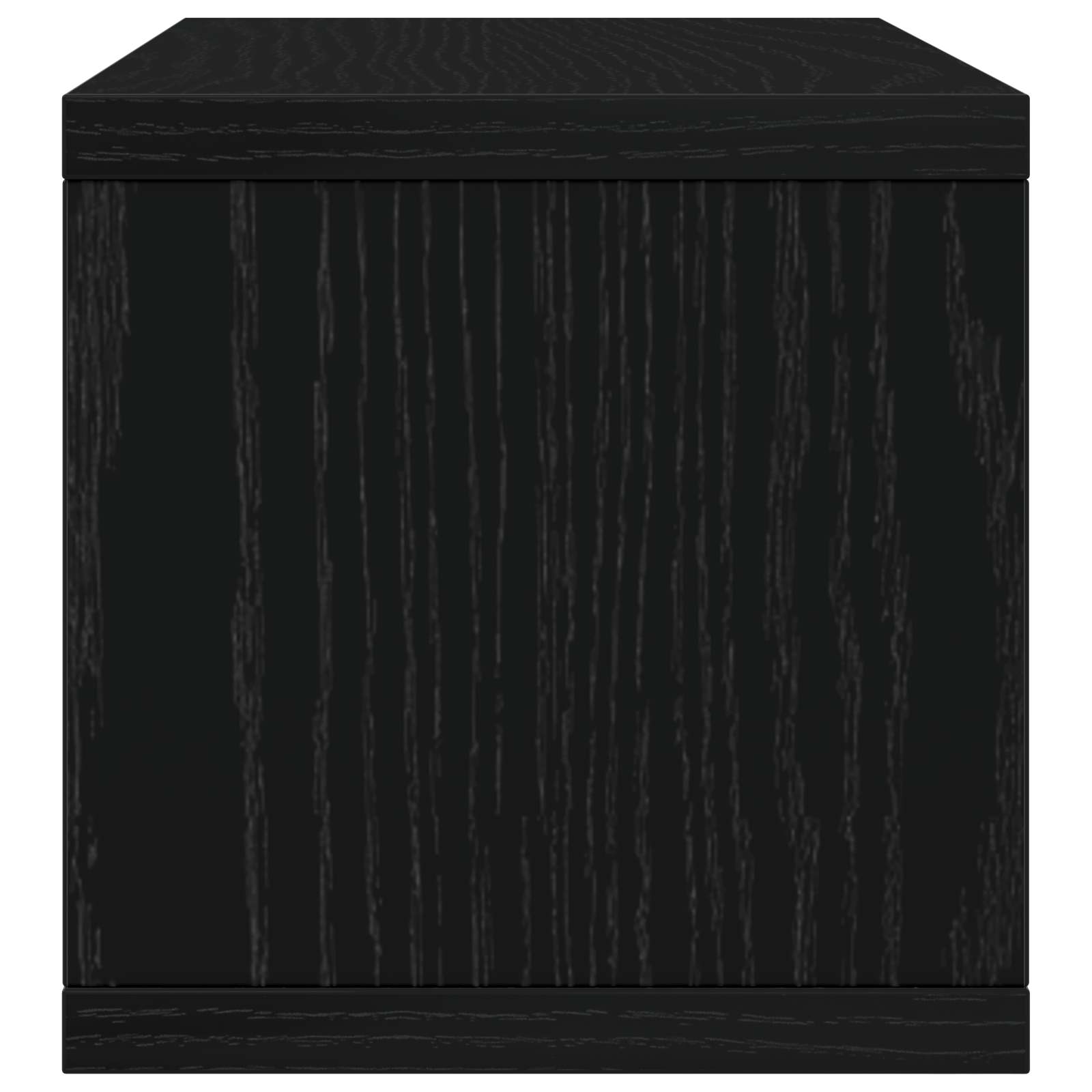 Ράφι Αποθήκευσης CDs 2 τμχ. Μαύρη Δρυς 40 x 17 x 17 εκ. - Pakobazaar