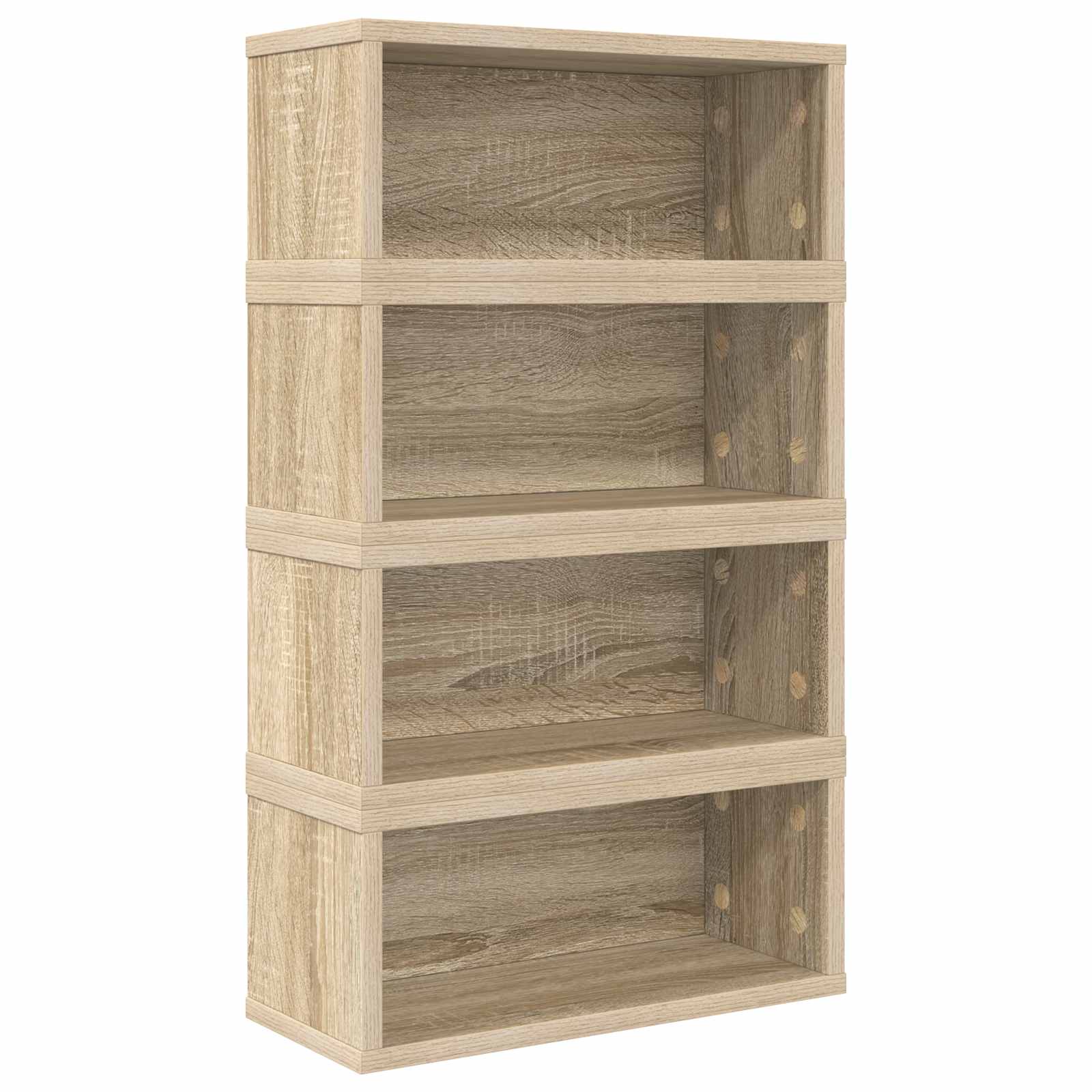Ράφι Αποθήκευσης CDs 4 τμχ. Sonoma Δρυς 40 x 17 x 17 εκ.