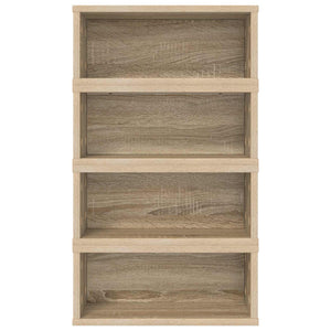 Ράφι Αποθήκευσης CDs 4 τμχ. Sonoma Δρυς 40 x 17 x 17 εκ.