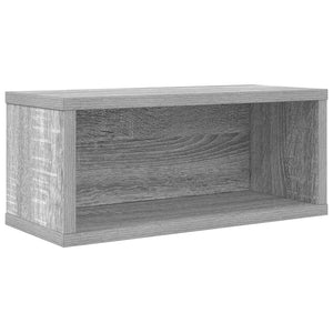 Ράφι Αποθήκευσης CDs 2 τμχ. Γκρι Sonoma 40 x 17 x 17 εκ.