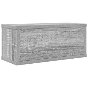 Ράφι Αποθήκευσης CDs 2 τμχ. Γκρι Sonoma 40 x 17 x 17 εκ.