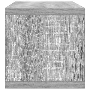 Ράφι Αποθήκευσης CDs 2 τμχ. Γκρι Sonoma 40 x 17 x 17 εκ.