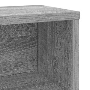 Ράφι Αποθήκευσης CDs 4 τμχ. Γκρι Sonoma 40 x 17 x 17 εκ.