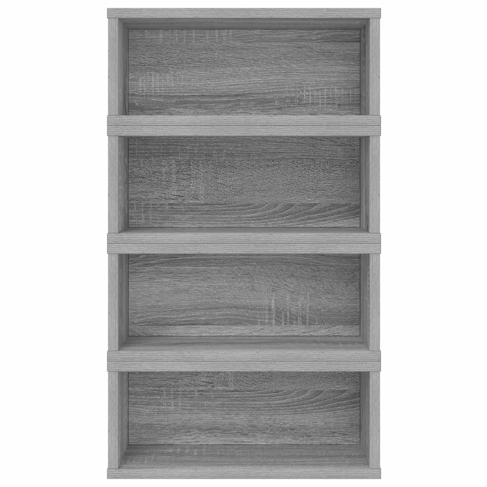 Ράφι Αποθήκευσης CDs 4 τμχ. Γκρι Sonoma 40 x 17 x 17 εκ.