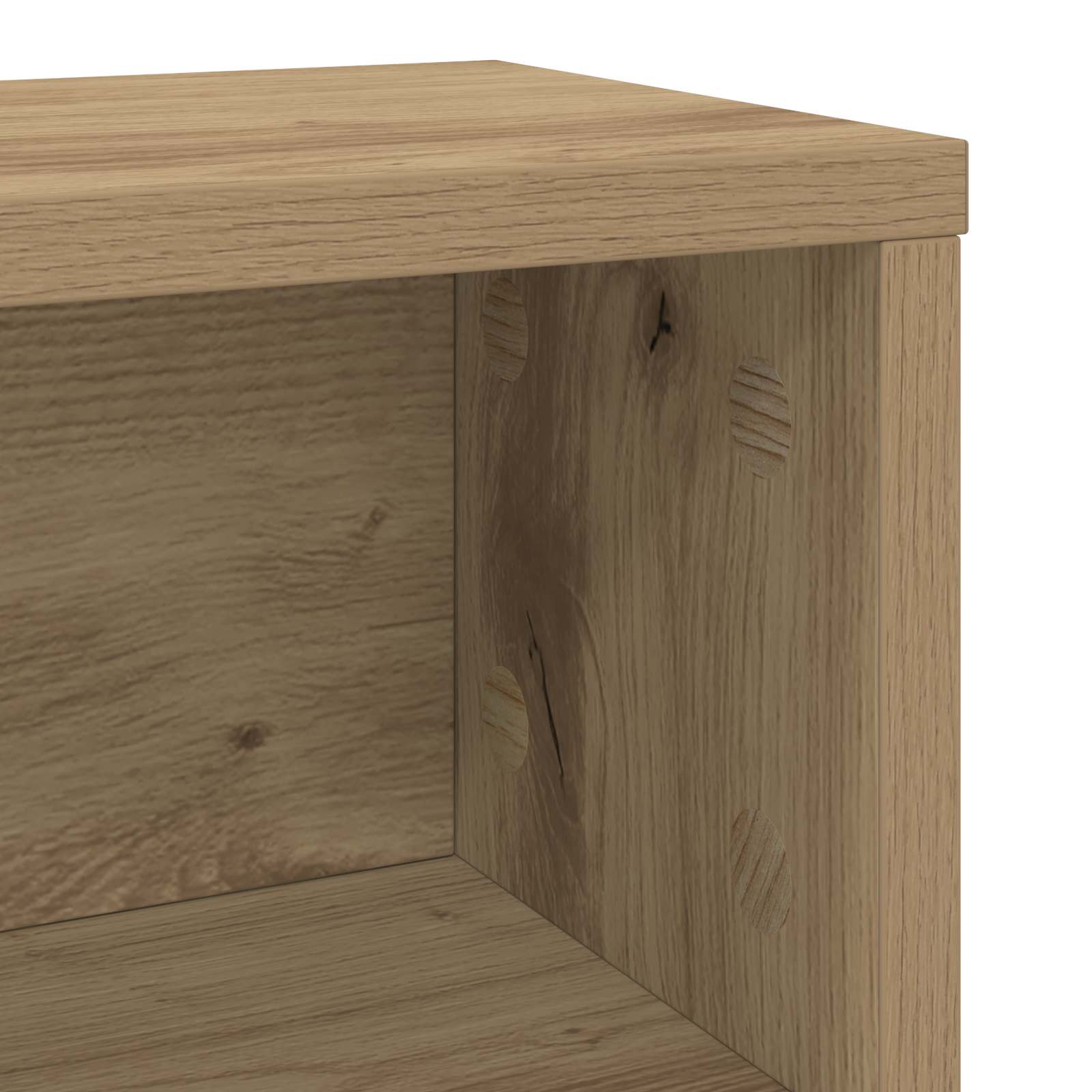 Ράφι Αποθήκευσης CDs Artisan Δρυς 40 x 17 x 17 εκ.