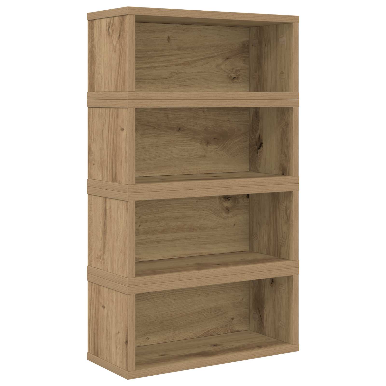 Ράφι Αποθήκευσης CDs 4 τμχ. Artisan Δρυς 40 x 17 x 17 εκ. - Pakobazaar