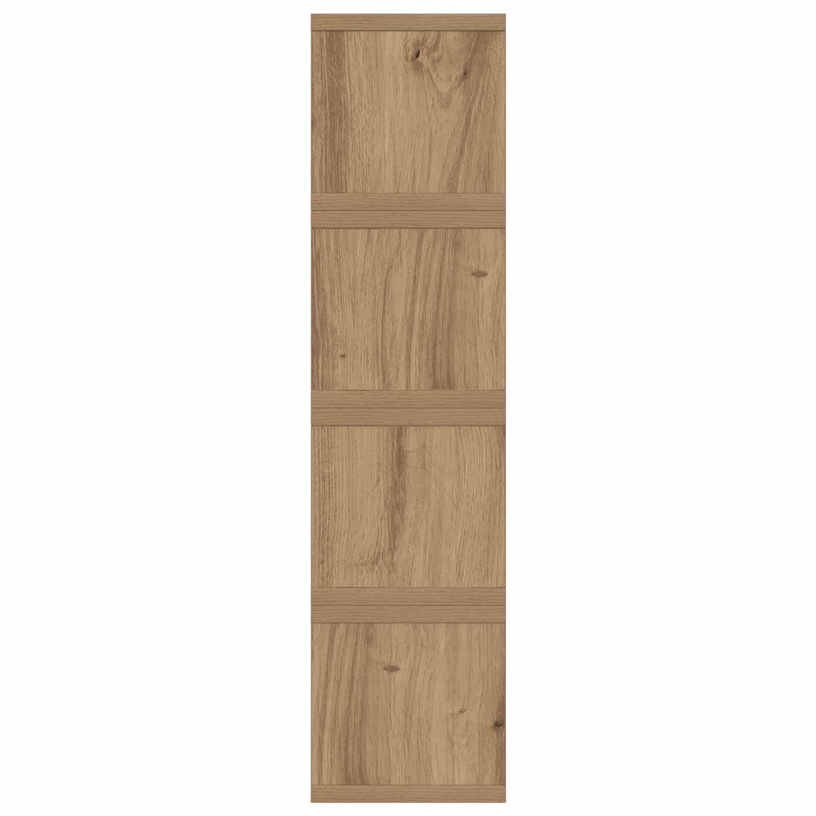 Ράφι Αποθήκευσης CDs 4 τμχ. Artisan Δρυς 40 x 17 x 17 εκ. - Pakobazaar