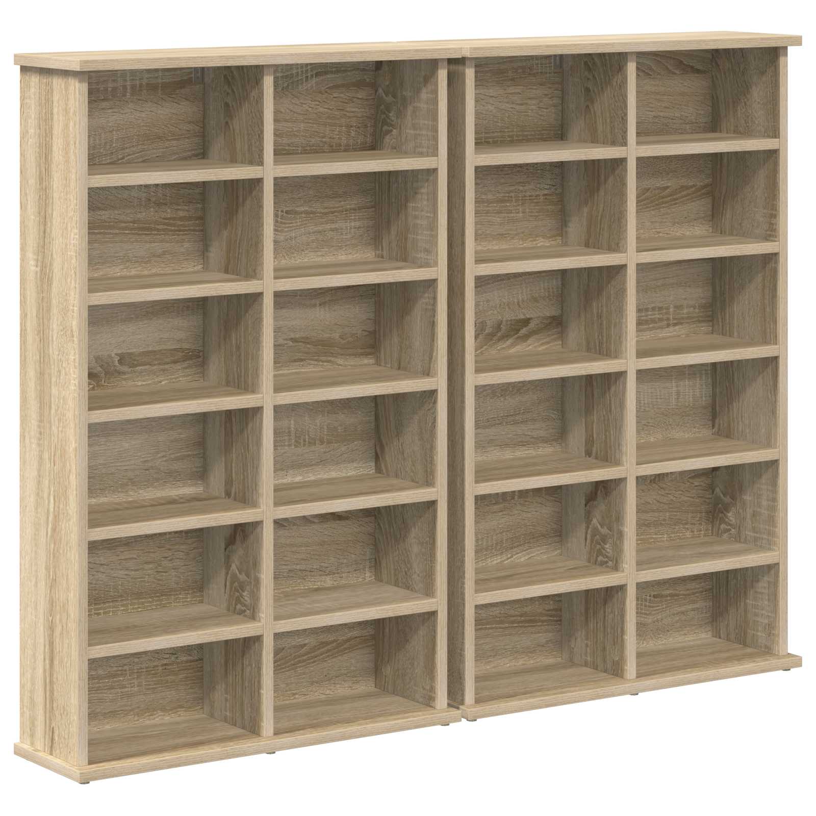 Ντουλάπα CD 2 τμχ. Sonoma Δρυς 60 x 17 x 92 εκ.