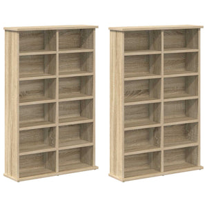 Ντουλάπα CD 2 τμχ. Sonoma Δρυς 60 x 17 x 92 εκ.
