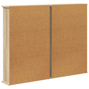 Ντουλάπα CD 2 τμχ. Sonoma Δρυς 60 x 17 x 92 εκ.