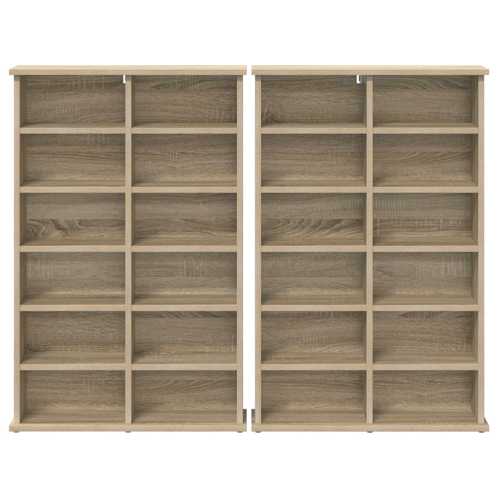 Ντουλάπα CD 2 τμχ. Sonoma Δρυς 60 x 17 x 92 εκ.