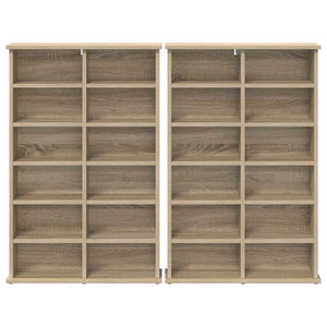 Ντουλάπα CD 2 τμχ. Sonoma Δρυς 60 x 17 x 92 εκ.