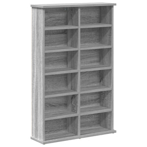 Ντουλάπα CD 2 τμχ. Γκρι Sonoma 60 x 17 x 92 εκ.