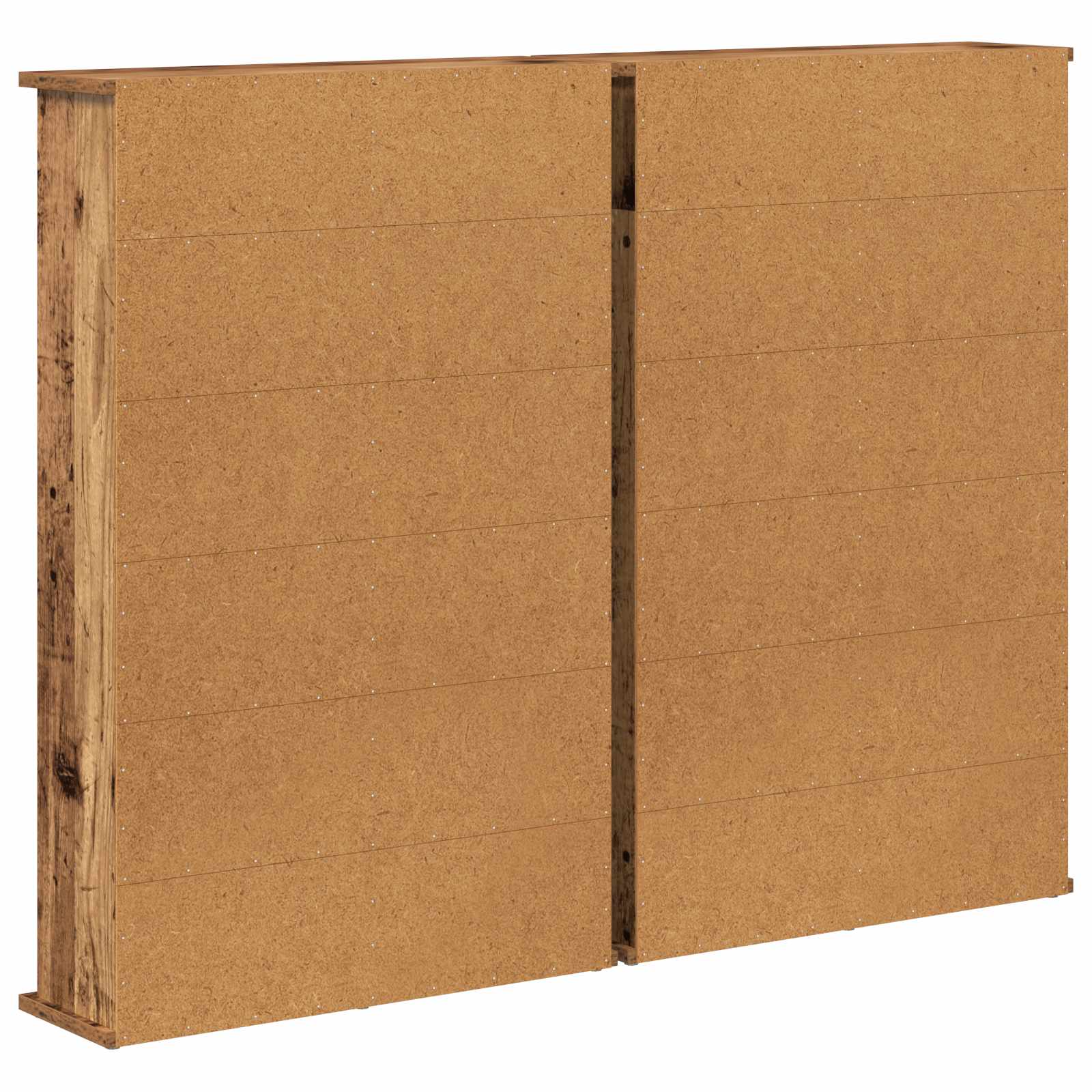 Ντουλάπα CD 2 τμχ. Παλαιωμένο ξύλο 60 x 17 x 92 εκ.