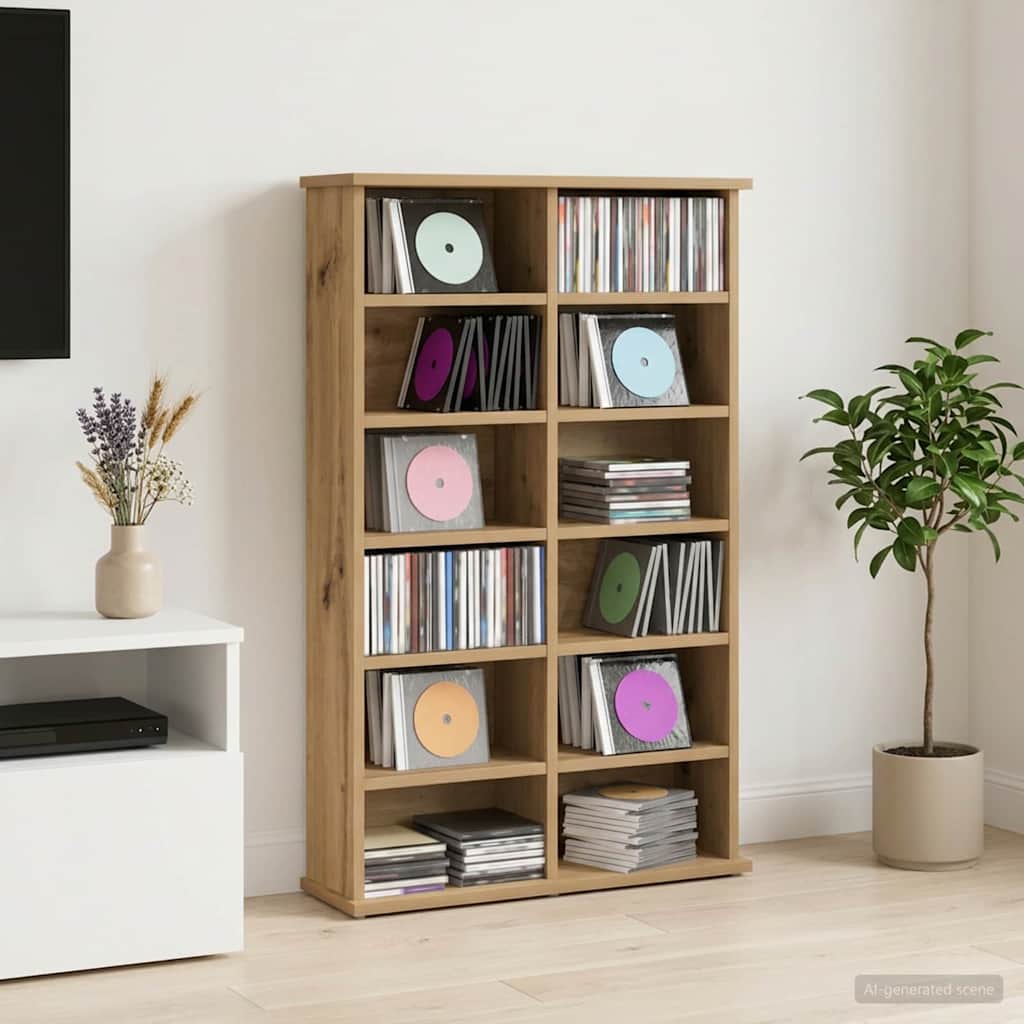 Ντουλάπα CD Artisan Δρυς 60 x 17 x 92 εκ. Επεξεργασμένο Ξύλο