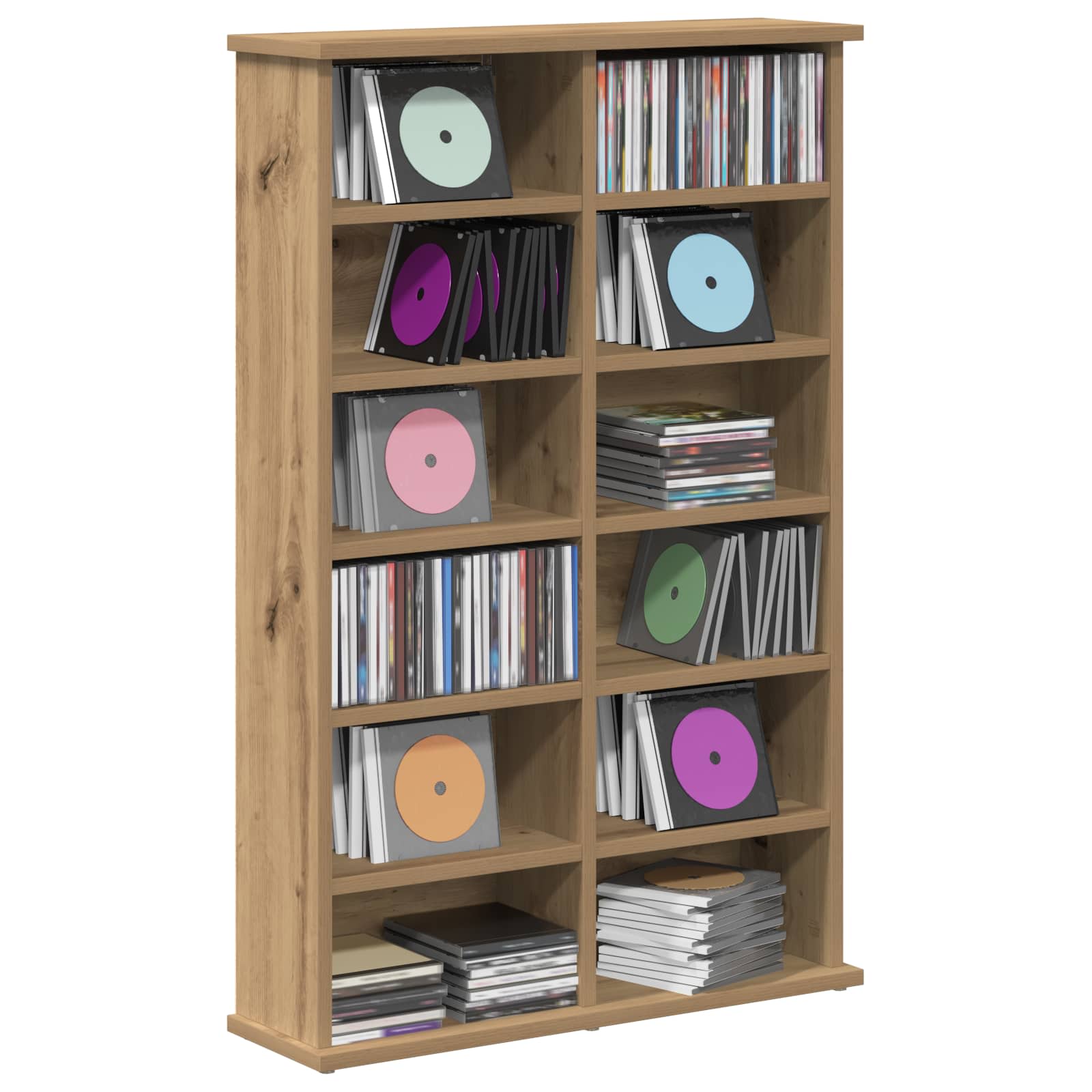 Ντουλάπα CD Artisan Δρυς 60 x 17 x 92 εκ. Επεξεργασμένο Ξύλο