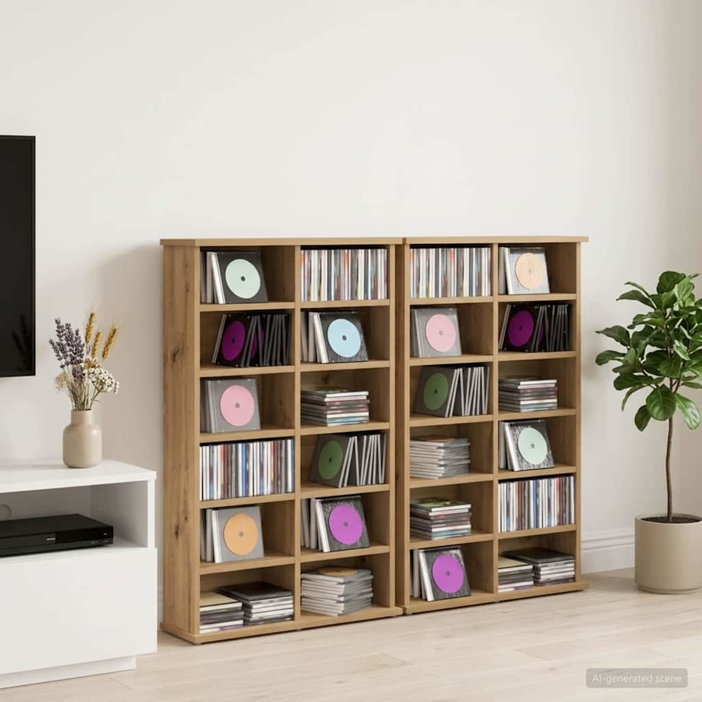 Ντουλάπα CD 2 τμχ. Artisan Δρυς 60 x 17 x 92 εκ.