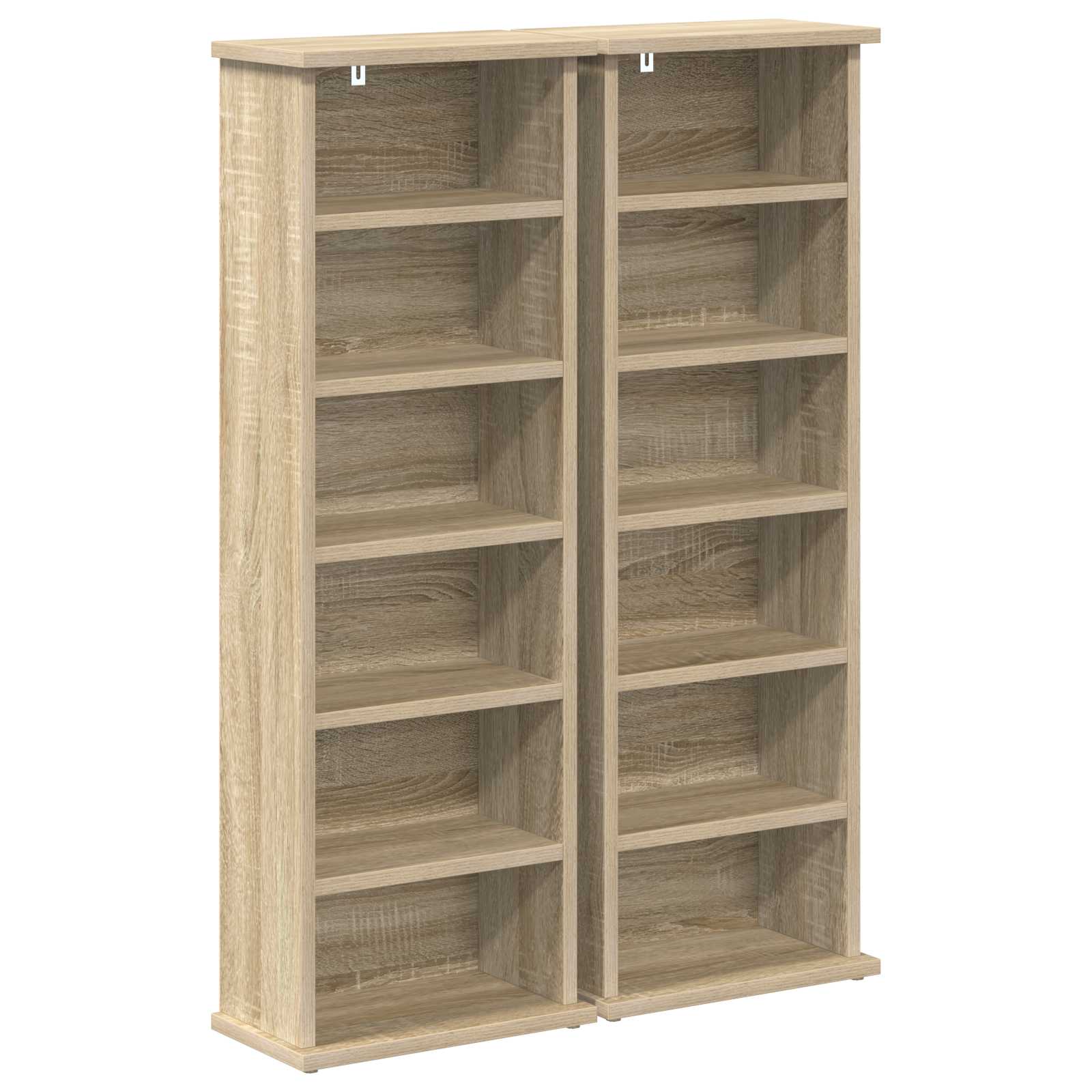 Ντουλάπα CD 2 τμχ. Sonoma Δρυς 60 x 17 x 92 εκ.